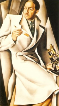 Tamara de Lempicka Painting - retrato del dr boucard 1929 contemporánea Tamara de Lempicka
